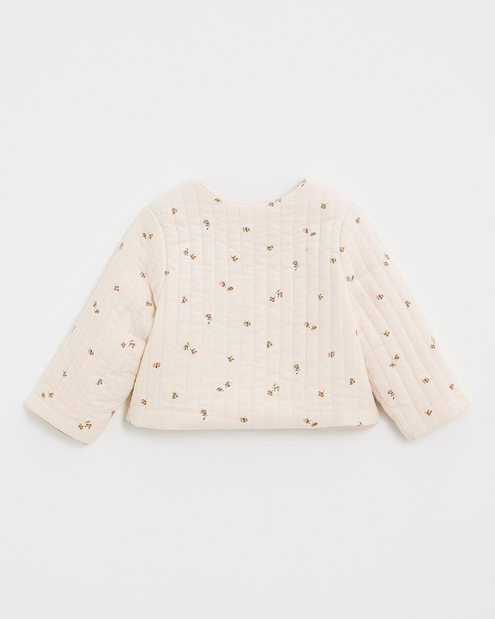 Reversible printed jacket Semi-flower print  Natalys