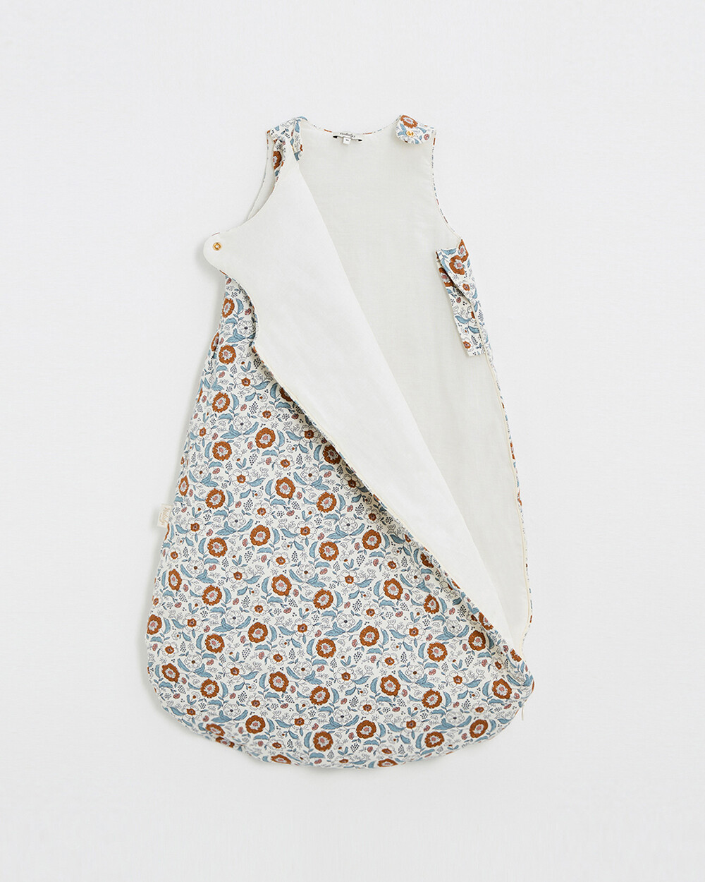 Printed sleeping bag Folk flower print  Natalys