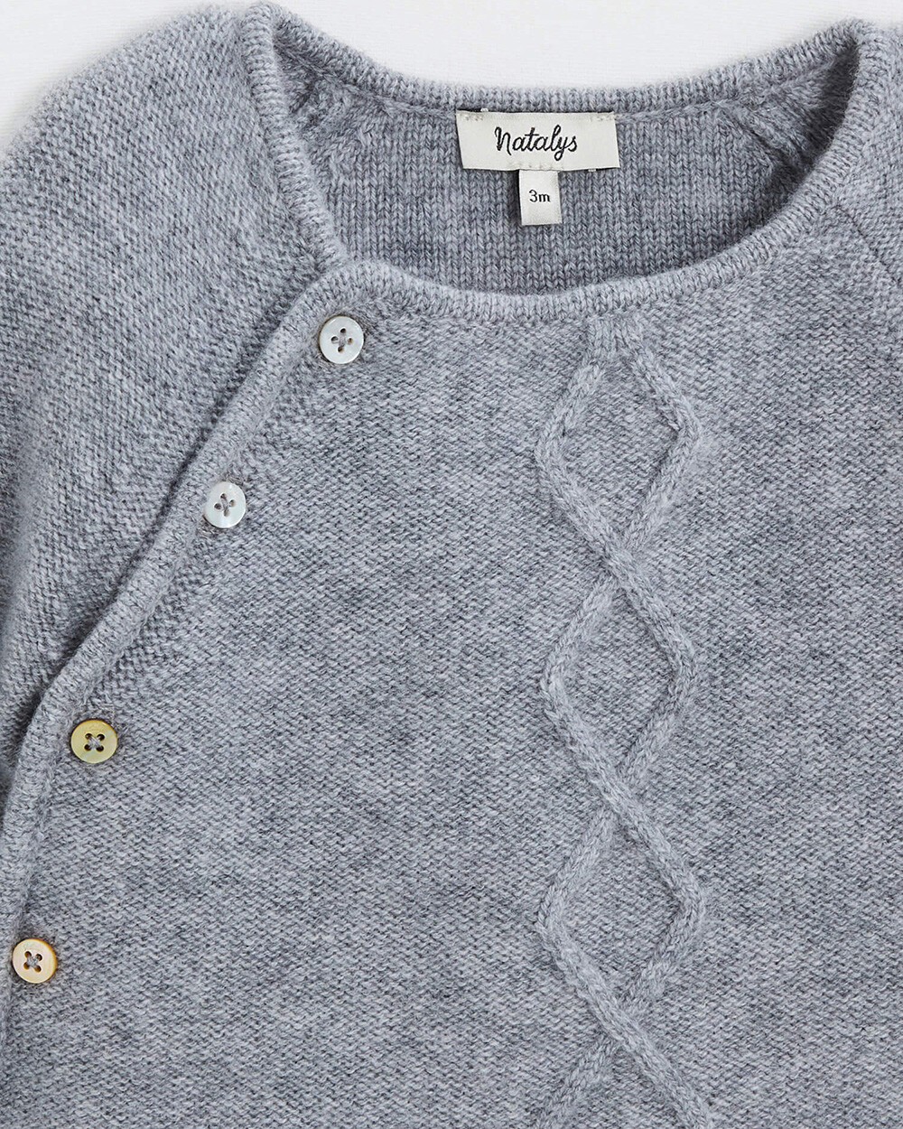 Merino wool set Grey color  Natalys