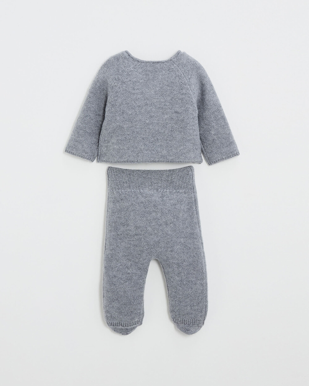 Merino wool set Grey color  Natalys