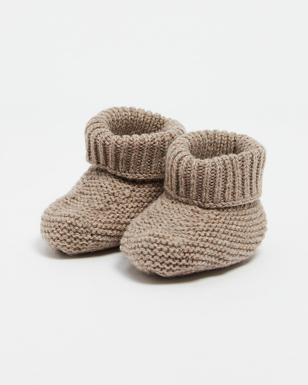 Merino wool slippers Brown color  Natalys