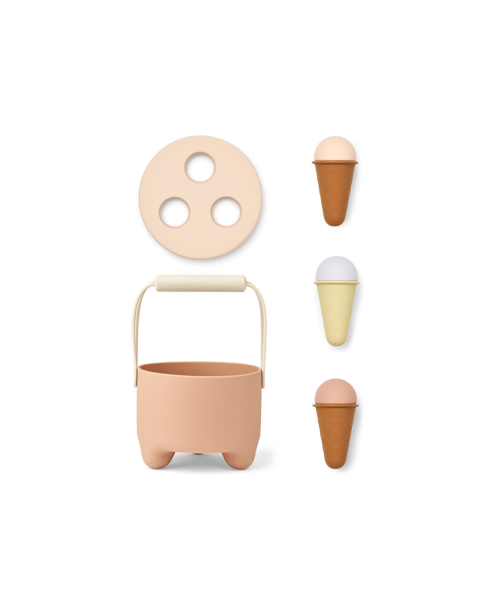 Built-in toy Fleur ice cream pink color  Liewood