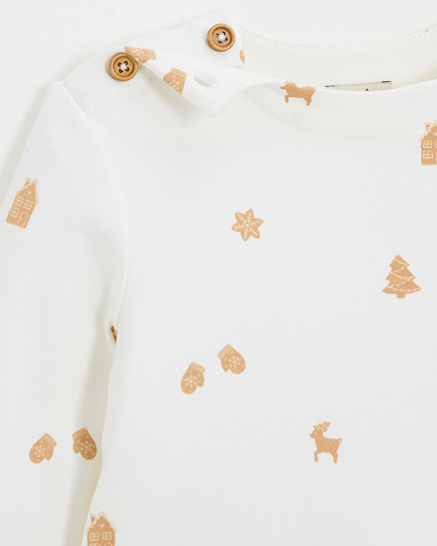 Printed long-sleeved t-shirt Cookie print  Natalys