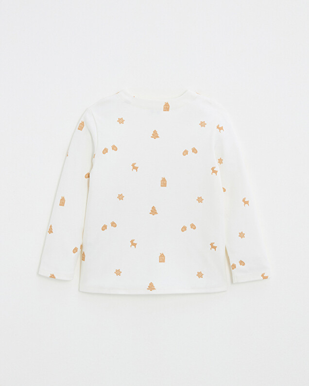 Printed long-sleeved t-shirt Cookie print  Natalys