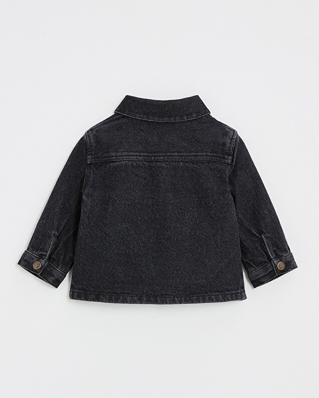 Denim shirt Charcoal gray color  Natalys