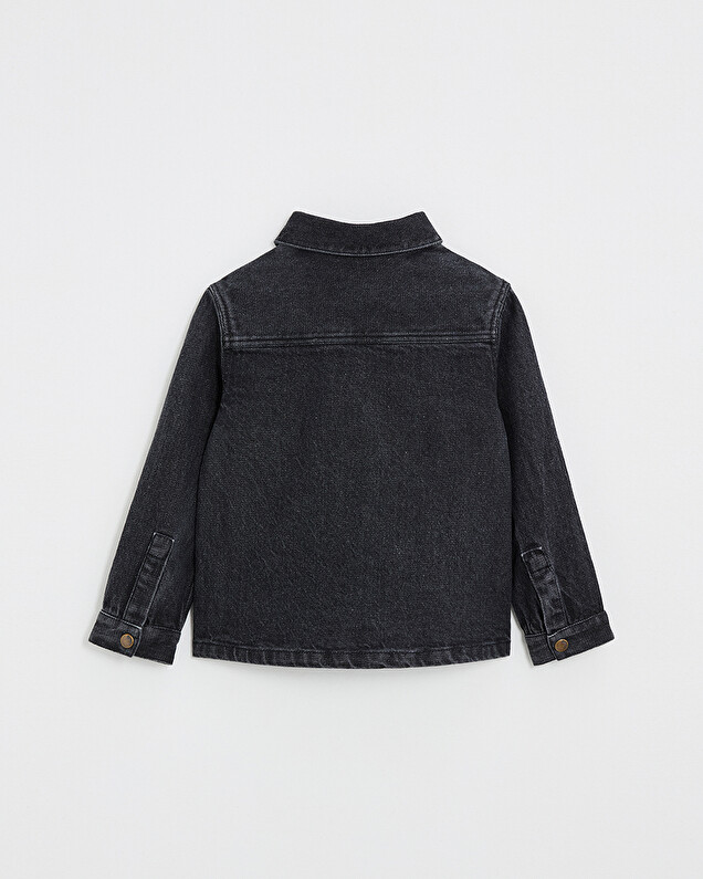 Denim shirt Charcoal gray color  Natalys