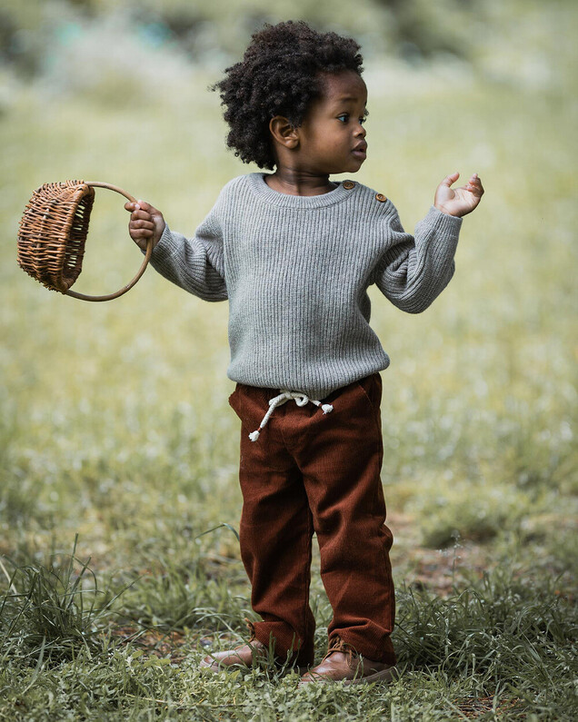 Corduroy pants Brick color  Natalys