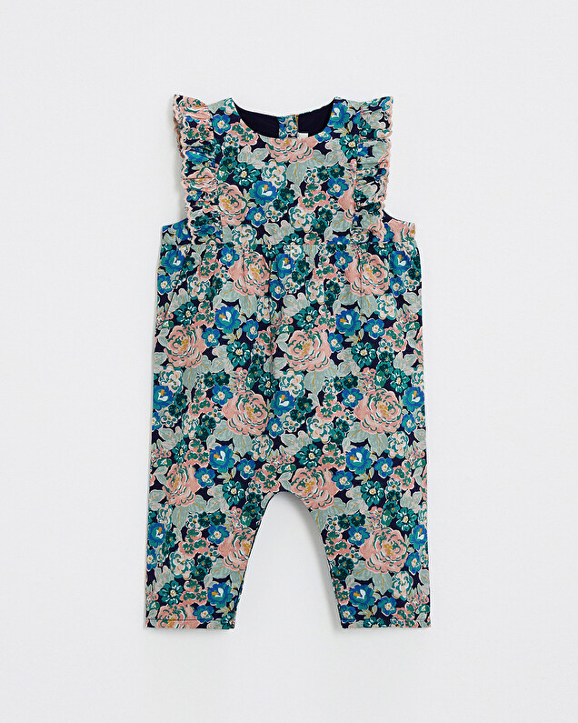 Printed jumpsuit Large flower print  Natalys