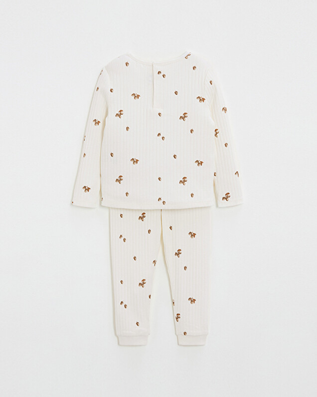 printed ribbed pajamas Autumn print  Natalys