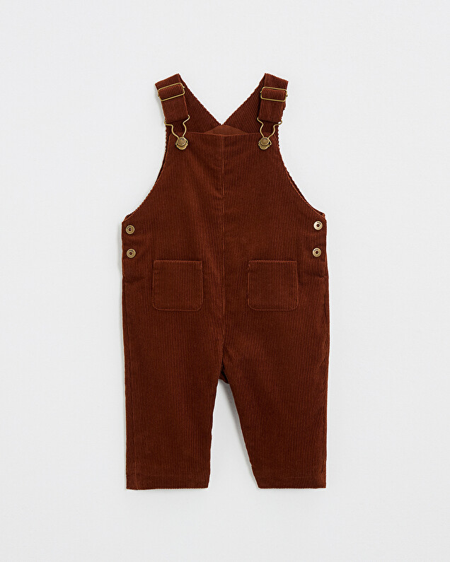 Corduroy overalls Brick color  Natalys