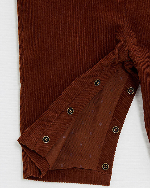 Corduroy overalls Brick color  Natalys