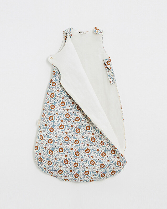 Printed sleeping bag Folk flower print  Natalys