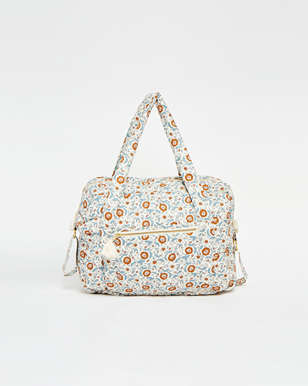 Floral print diaper bag Folk flower print  Natalys