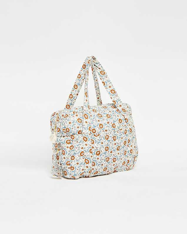 Floral print diaper bag Folk flower print  Natalys