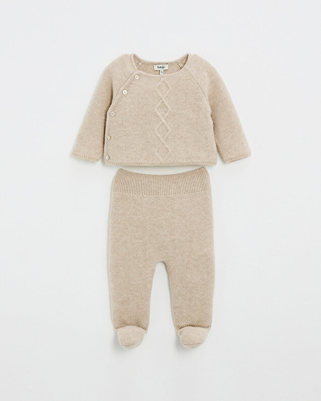 Merino wool set Color Beige  Natalys