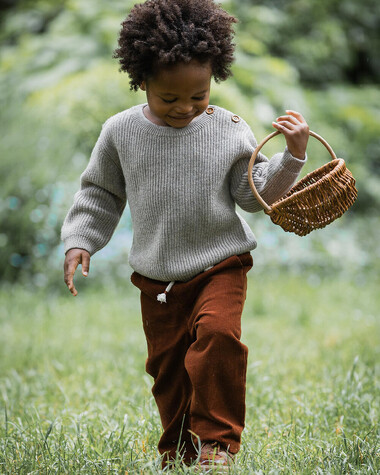 Corduroy pants Brick color  Natalys