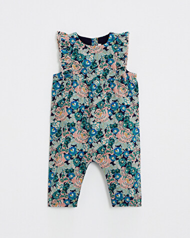 Printed jumpsuit Large flower print  Natalys