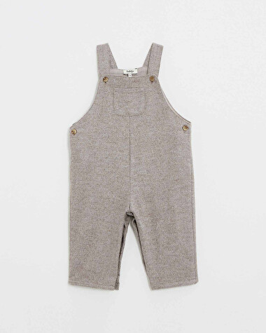 Flannel overalls Beige color  Natalys