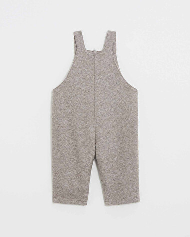 Flannel overalls Beige color  Natalys