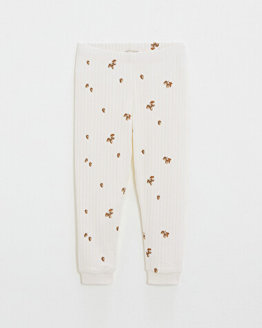 printed ribbed pajamas Autumn print  Natalys
