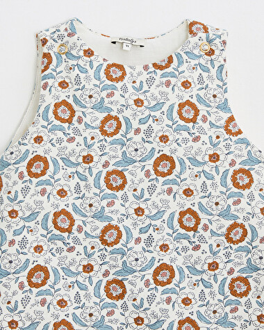 Printed sleeping bag Folk flower print  Natalys