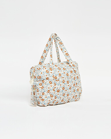 Floral print diaper bag Folk flower print  Natalys