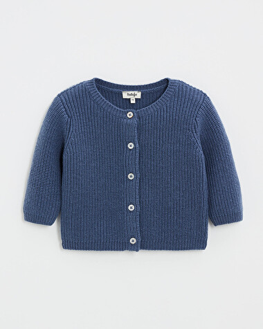Merino wool vest Blue color  Natalys