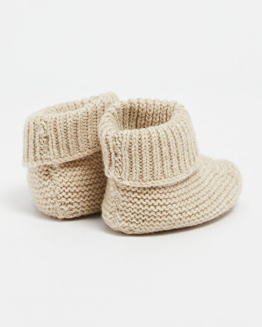 Merino wool slippers Color Beige  Natalys