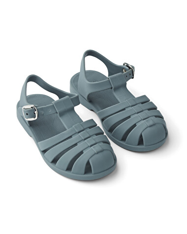 Beach sandals Whale blue color  Liewood
