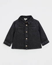 Denim shirt Charcoal gray color  Natalys