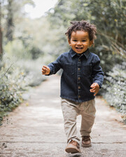 Denim shirt Charcoal gray color  Natalys