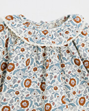 Printed blouse Folk flower print  Natalys