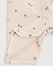 Long printed jumpsuit Semi-flower print Natalys