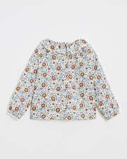 Printed blouse Folk flower print  Natalys