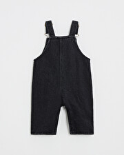 Long denim overalls Charcoal gray color  Natalys