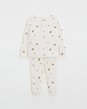 printed ribbed pajamas Autumn print  Natalys