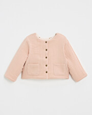 Reversible printed jacket Semi-flower print  Natalys
