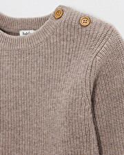 Fancy knit sweater Mocha color  Natalys