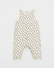Corduroy jumpsuit Gold button print Natalys