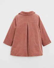 Corduroy coat Begonia pink colors  Natalys