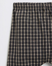 Two-piece flannel pajamas Heather anthracite gray color  Natalys
