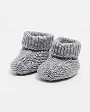 Merino wool slippers Grey color  Natalys