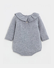 Merino wool romper Grey color  Natalys