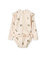 Sleeved swimsuit Sille peaches  Liewood