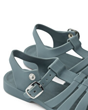Beach sandals Whale blue color  Liewood