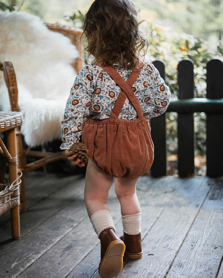 Velvet romper Begonia pink colors  Natalys