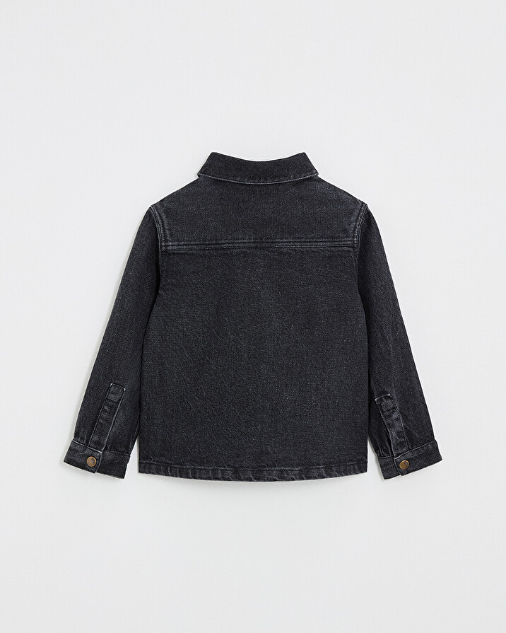 Denim shirt Charcoal gray color  Natalys