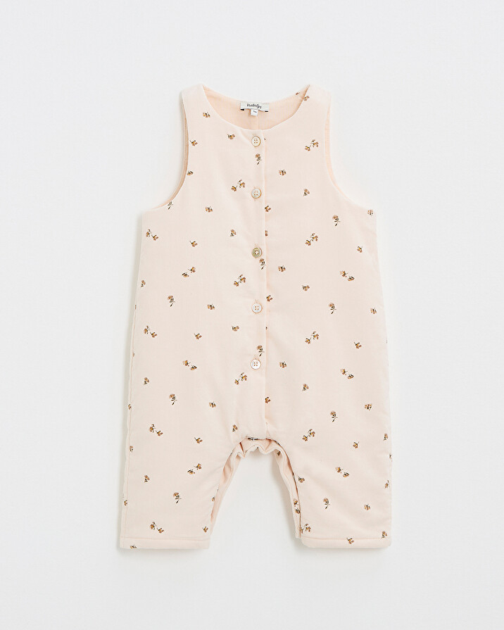 Long printed jumpsuit Semi-flower print Natalys