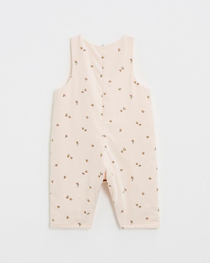 Long printed jumpsuit Semi-flower print Natalys