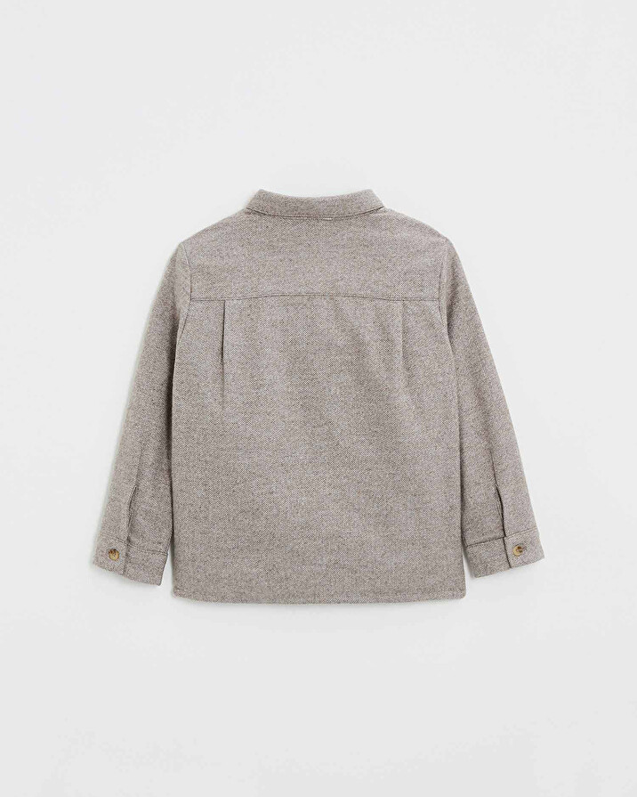 Flannel shirt Beige color  Natalys